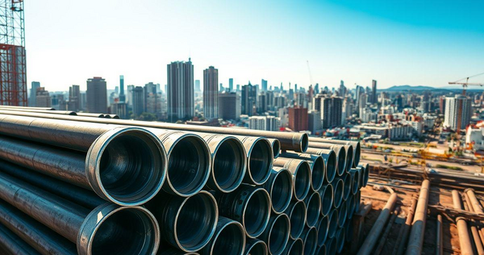 Tubo galvanizado SP é a escolha ideal para construção e reformas Tubo galvanizado SP é a escolha ideal para construção e reformas