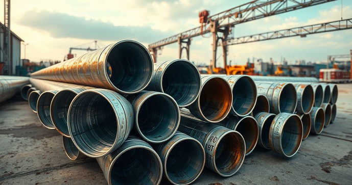 Tubo aço galvanizado é ideal para construção e indústria
