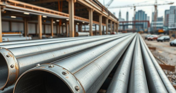 Tubos de Aço Galvanizado: Vantagens para Construção e Indústria Tubos de Aço Galvanizado: Vantagens para Construção e Indústria